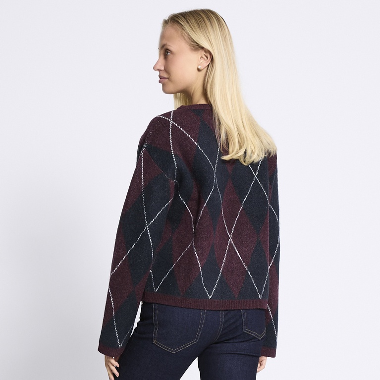 Jacquard-knit sweater "Hazel"